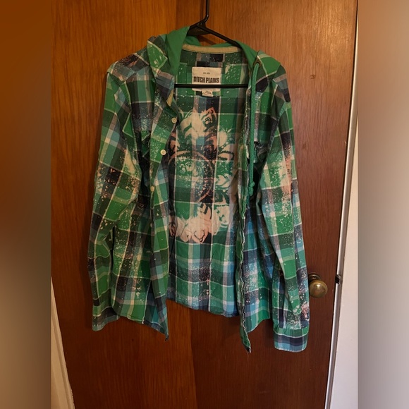 Handmade Bleach Flannel (Bin 1) - Picture 2 of 3